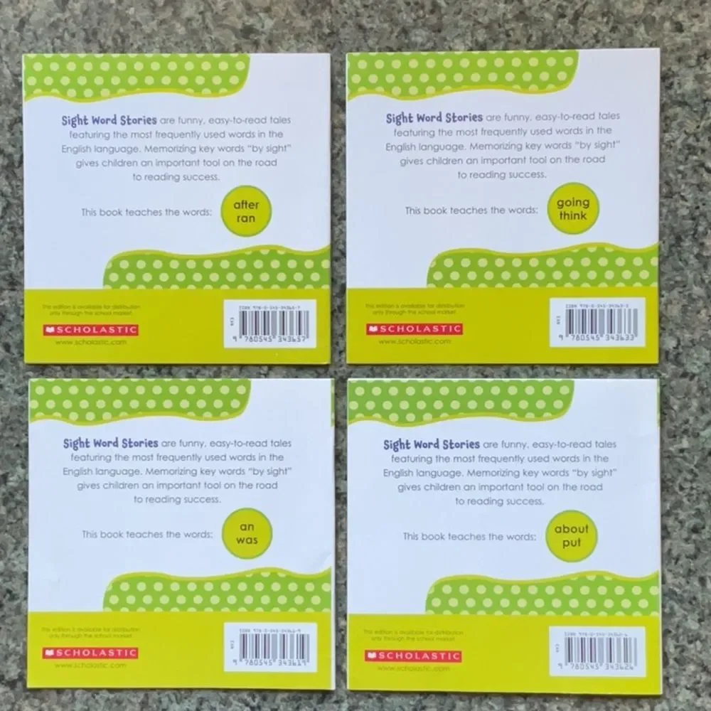 Scholastic Sight Word Stories Set Learning Reading 11 Books Gina Shaw